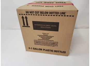 Hydrochloric Pool Acid, 12 1 Gal Bottles  New