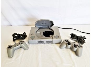 Sony PlayStation One Game Console SCPH-9001 & Two Controllers