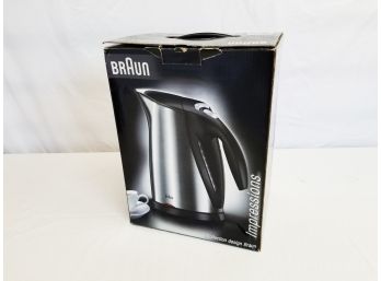 Braun Impressions 1500wt Electric Kettle 1.7