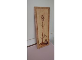 Nature Scene, Wooden Inlay Art