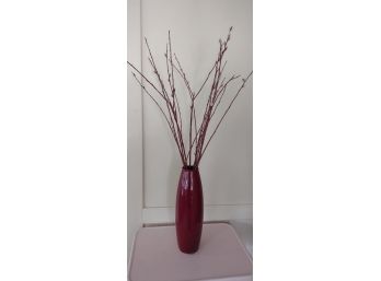 Amano Burgundy Floor  Vase