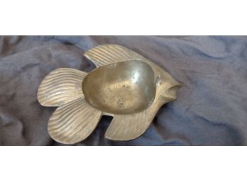 Vintage Brass Fish Bowl