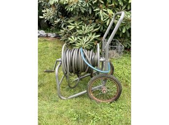 Liberty Garden Brand Wrap Up Long Hose On Cart