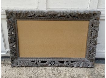 Handsome Carved Wooden Picture Frame.