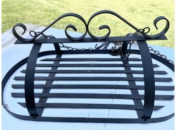 Wrought Iron Hanging Rack