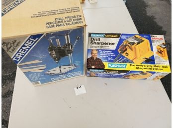 Drill Press & Drill Sharpener