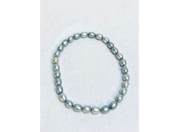 Pale Blue Freshwater Pearl Bracelet