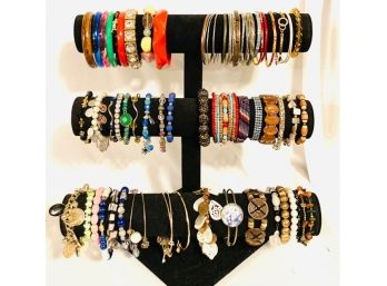 Large Collection Of Assorted Bracelets