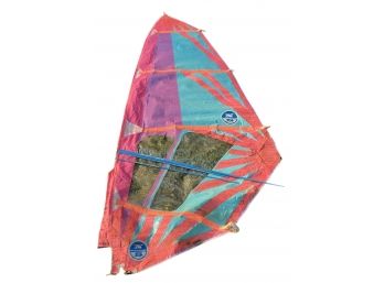 Pink Purple & Blue North Sails With Stays & Storage Bag