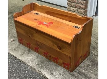 Vintage Wood Toy Chest ~ Archbold Furniture Co ~