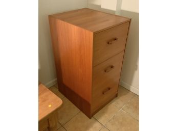 Wood File Cabinet