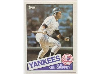 Ken Griffey '85 Topps