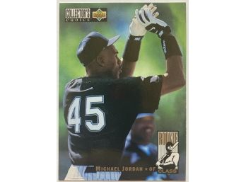 Michael Jordan RC - '94 UD Collectors Choice Featured Rookie Class Baseball Card