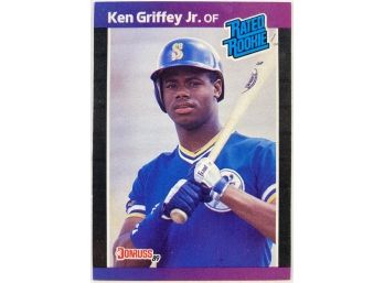 HOF Ken Griffey Jr. RC - '89 Donruss Rated Rookie