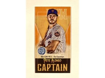 Pete Alonso '21 Topps Gypsy Queen Captain Insert