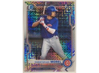 Chris Morel RC - '21 Topps Bowman Chrome Megabox Prizm 1st Pick Prospect