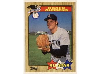 Roger Clemens '87 Topps AL All Star