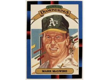 Mark McGwire RC - '87 Donruss Diamond Kings