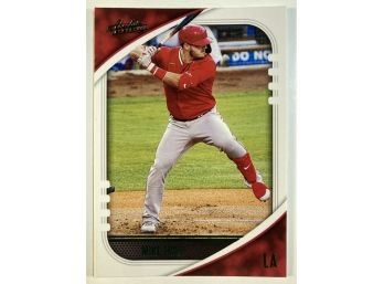 Mike Trout '21 Absolute Baseball Green Parallel Card