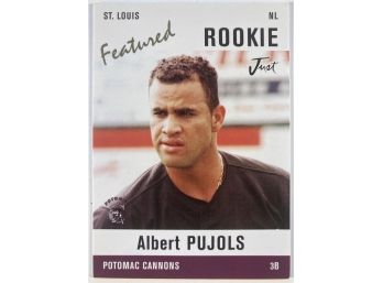 Albert Pujols RC - '04 Just Minors Featured Rookie Insert