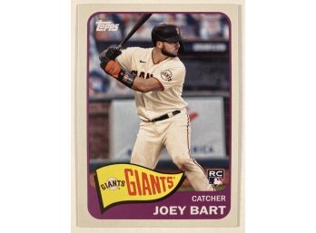 Joey Bart RC - '21 Topps 1965 Redux