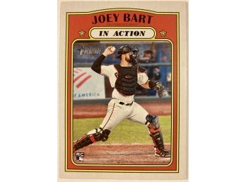 Joey Bart RC - '21 Topps Heritage 'In Action' Card