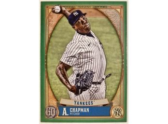 Aroldis Chapman '21 Topps Gypsy Queen Green Parallel Card