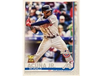 Ronald Acuna Jr. RC - '19 Topps Opening Day All Star Rated Rookie