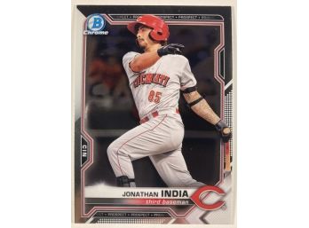 Jonathan India RC - '21 Topps Bowman Chrome Prospect Card