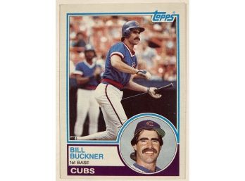 Bill Buckner '83 Topps