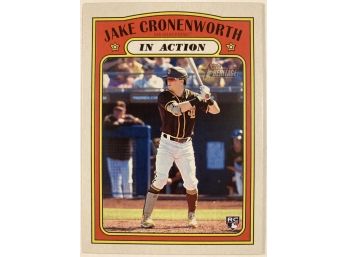 Jake Cronenworth RC - '21 Topps Heritage 'In Action' Card