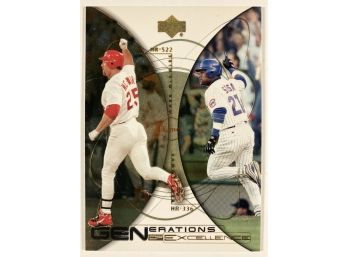 '00 Upper Deck 'Generations Of Excellence' Feat. Mark McGwire And Sammy Sosa