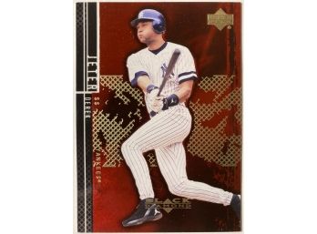 HOF Derek Jeter '00 Upper Deck Black Diamond Red Foil Card