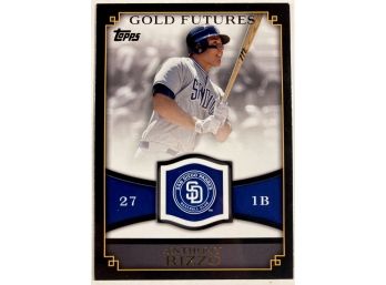 Anthony Rizzo RC - 2012 Topps Golden Futures Featured Rookie Insert Card #GF-13