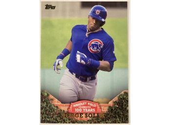 Jorge Soler RC - '16 Topps 'Wrigley Field Celebrates 100 Years' Insert