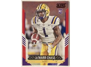 Ja'Marr Chase RC - '21 Score Red Parallel Featured Rookie