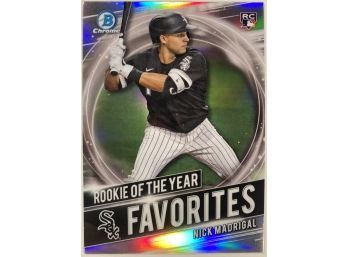 Nick Madrigal RC - '21 Topps Bowman Chrome Rookie Of The Year FAVORITES Insert