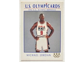 Michael Jordan 1992 US Olympic Cards - Olympicards Card #12