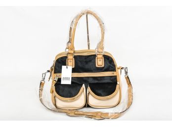 NEW! Aimee Kestenberg Leather And Pony Hair Handbag