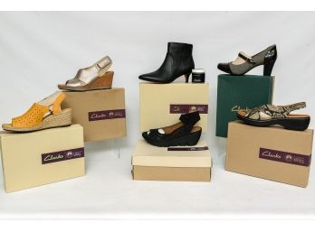 NEW! Collection Of Clarks Shoes (Size: 8 1/2)