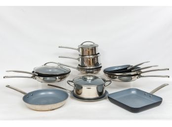 Collection Of Green Pans (19 Pcs.)