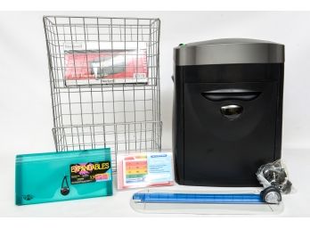 NEW! Royal Paper Shredder, Mail Basket, Carl Paper Trimmer, Expandable Files