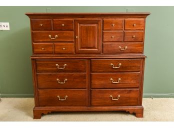 Ethan Allen Twelve Drawer Wood Dresser