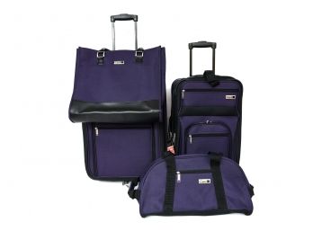 Ciao! Four Piece Purple Suitcase Set - NEW!