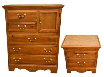 Bassett Furniture Dresser And Night Table