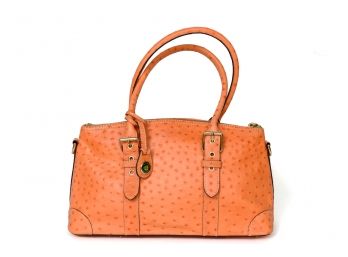 Dooney & Bourke Ostrich Leather Handbag