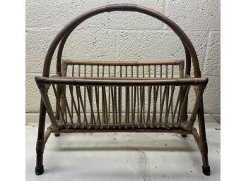 Rattan Magazine Rack