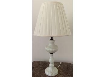 Milk Glass Lamp