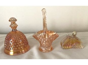 THREE Pieces Of Vintage GLASS