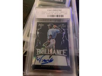 Wander Franco Signed Card